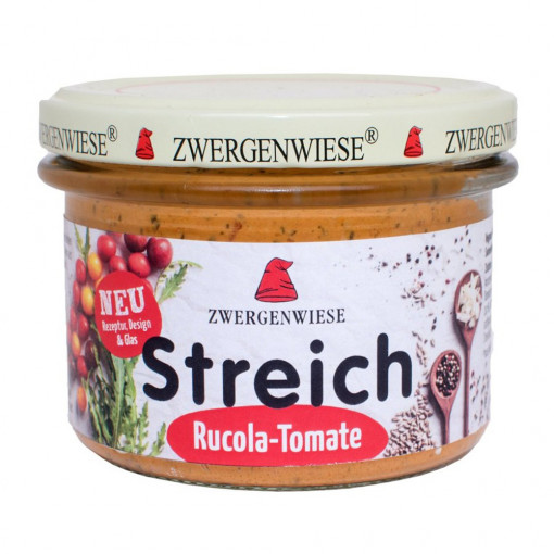 Pate vegetal cu rucola si tomate FARA GLUTEN, Zwergenwiese, 180g