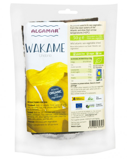 Alge Wakame eco 50g Algamar