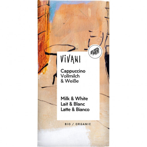Ciocolata bio cappuccino, Vivani, 100g