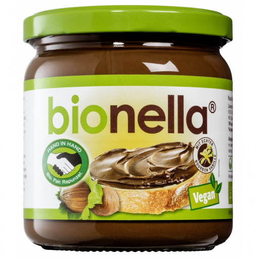 Crema vegana de alune cu ciocolata Bionella, Bionella, 400g