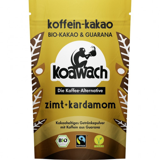 Cacao cu guarana scortisoara si cardamom, Koawach, 100g