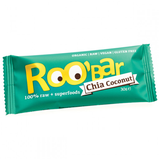 Baton Roobar chia + cocos raw eco 30g