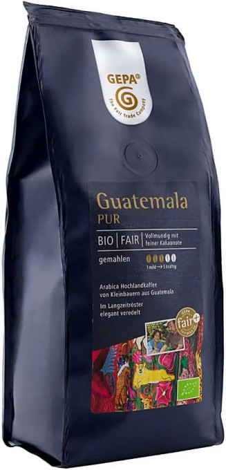 Cafea Bio macinata Guatemala Pur , 250 g Gepa