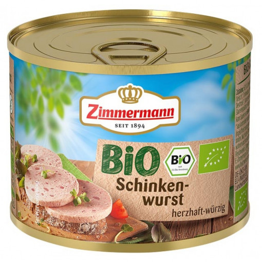 Conserva cu carne bio, Zimmermann, 200g
