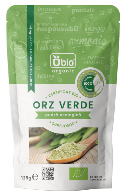 Orz verde pulbere eco 125g Obio