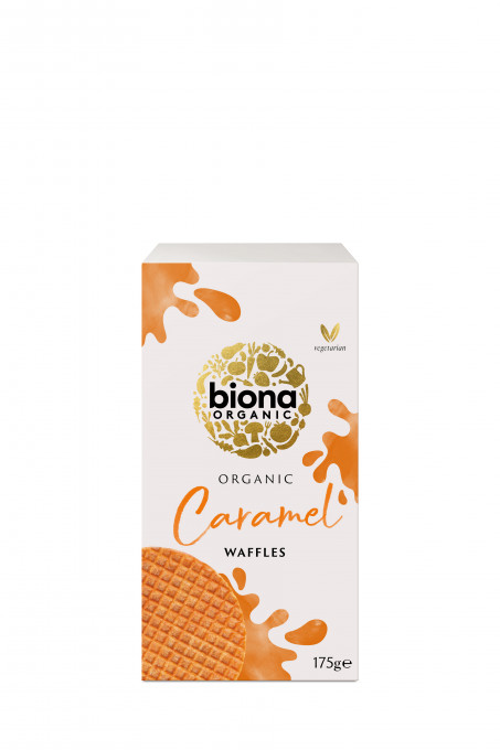 Vafe cu caramel eco 175g Biona