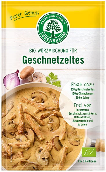 amestec BIO de condimente pentru tocana de carne si ciuperci in stil german, 28 g LEBENSBAUM