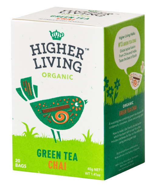 Ceai verde Chai, Higher Living, 40g