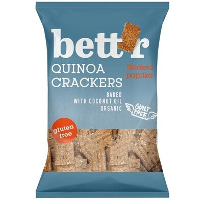 Crackers cu quinoa si boia fara gluten eco 100g Bettr