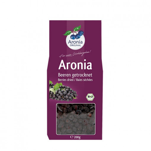 Fructe BIO de aronia uscate, 200 g Aronia Original