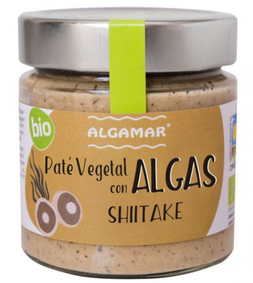 Pate vegetal cu alge si ciuperci shiitake eco 180g Algamar