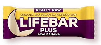 Lifebar plus baton cu acai si banane raw eco 47g