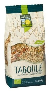 Mix bio oriental Taboule cu legume si cuscus, 200g Bohlsener Muhle