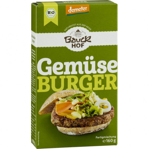 Mix pentru burger vegetal Demeter, BauckHof, 160g