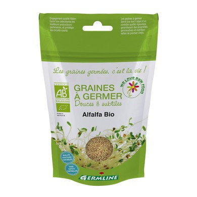 Seminte de alfalfa eco pentru germinat 150g Germline