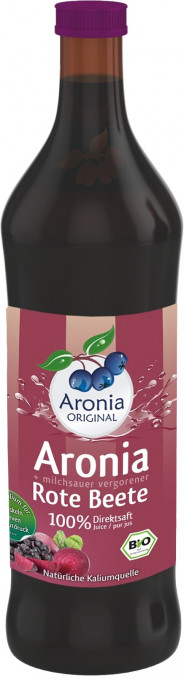 Suc BIO de aronia cu suc de sfecla rosie lacto fermentat, 700ml Aronia Original