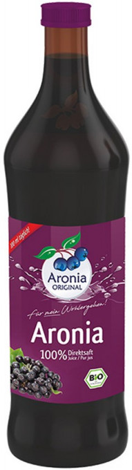 Suc BIO pur de Aronia, 100% SUC, 700 ml Aronia Original