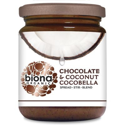 Unt de cocos cu ciocolata Cocobella eco 250g Biona