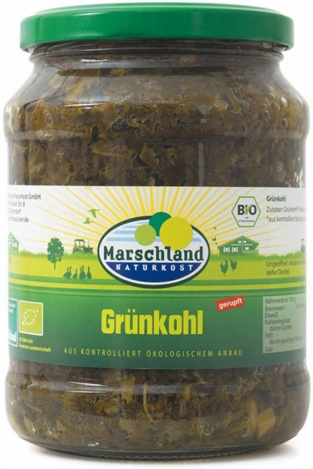 Varza kale bio, 660 g/420 g Marschland Naturkost