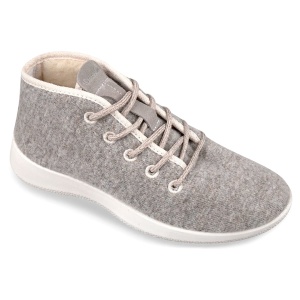 Lace-up Women's sneakers, OrtoMed 5503-C158 grey melange
