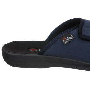 Hook and look slippers, for men and women, OrtoMed 517-T37 navy