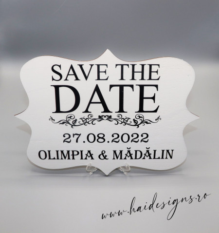 Plachetă Save the Date - Nunta Noastră