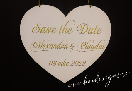 Plachetă Save the Date (M2)