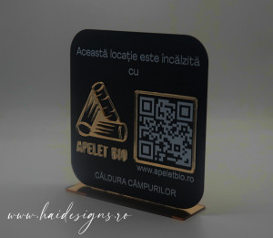 Oglinda Companiei Tale: Plachetă MDF Personalizată - Img 5