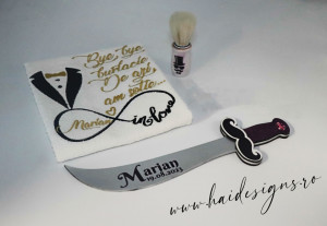 Set personalizat pentru bărbieritul mirelui (model 5) - Img 1