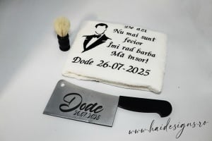 Set personalizat pentru bărbieritul mirelui (model 9) - Img 1
