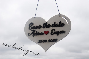 Plachetă Save the Date (M1) - Img 1