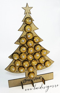 Magia Dulciurilor Advent - Brăduț lemn - Img 2
