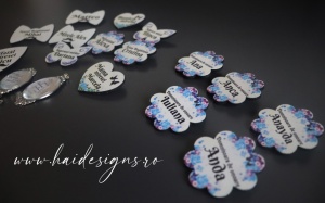 Cocarde personalizate din lemn – fără fundă, diverse forme pentru nuntă - Img 4