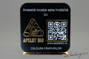 Oglinda Companiei Tale: Plachetă MDF Personalizată - Img 4