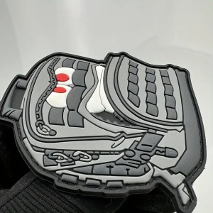 Ecuson moral Angry Backpack, insignă tactică din PVC 3D - Img 4