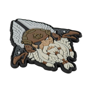 Emblema Patch Petic Odin PVC Multicolor Olive 90x75mm - Img 6