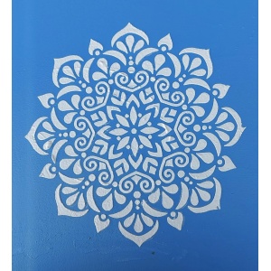 Sablon 290x290x0.7mm, Mandala Flower, Refolosibil MX70002 - Img 3