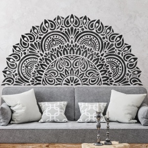 Sablon Perete 35cm SURADA MANDALA 0.7mm model MXSP7606 marime 35cm X 35cm
