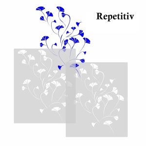 Sablon Perete vopsire, tencuiala „Ginkgo 2" dimensiune 585x485mm grosime 0,7mm ozon model MXSP7368 - Img 3