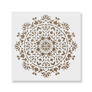 Sablon Perete vopsire, tencuiala 0.7mm Bliss Mandala Refolosibil, model MXSP7147