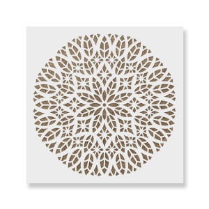Sablon Perete vopsire, tencuiala 0.7mm Katedraali Mandala Refolosibil, model MXSP7157