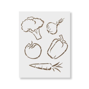 Sablon Perete vopsire, tencuiala 0.7mm Vegetables Refolosibil, model MXSP7199