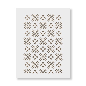 Sablon Perete vopsire, tencuiala 900x600x0.7mm Zia Burst Refolosibil, model MXSP7086