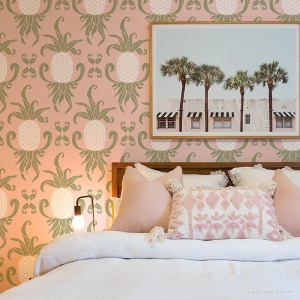 Sablon Perete vopsire, tencuiala dimensiune 900x600 x mm grosime 0,7mm Hospitality Pineapple model MXSP7506 - Img 4