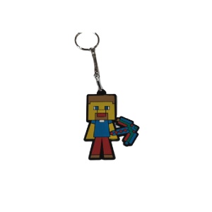 Breloc Minecraft - Steve 65mm - Img 2