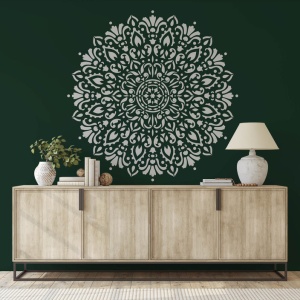 Sablon 200x200x0.7mm Harmony Mandala Refolosibil, model MXSP7011 - Img 2