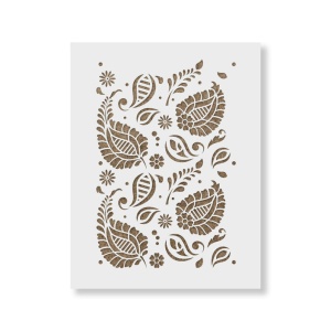 Sablon 900x600x0.7mm Paisley Refolosibil, model MXSP7022