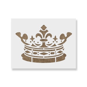 Sablon Perete vopsire, tencuiala 0.7mm Coroană Regală model MXSP7476