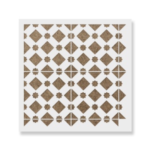 Sablon Perete vopsire, tencuiala 0.7mm Glabra Tile Stencil Refolosibil, model MXSP7284 - Img 2
