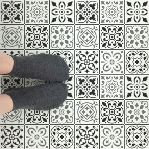 Sablon Perete vopsire, tencuiala 0.7mm Mediterranean Mosaic Tile Stencil Refolosibil, model MXSP7260